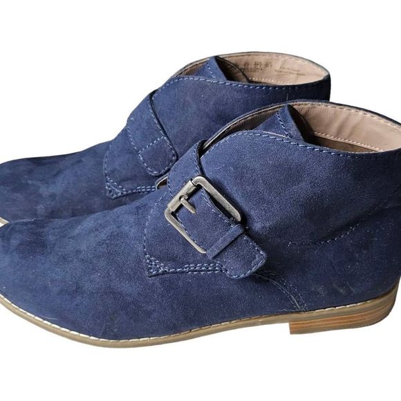 Franco Sarto Blue Ankle Boots - Picture 2 of 9